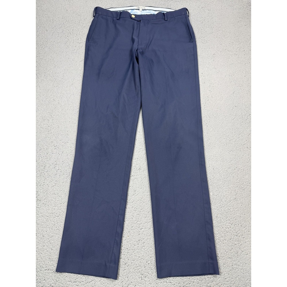 Peter Millar Pants Mens 34x33 Blue Chino Stretch Golf Casual MF19B4BFB